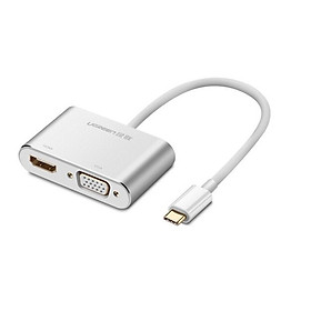 Mua Cáp chuyển đổi USB type-C to HDMI và VGA Ugreen 50317 - Hàng chính hãng