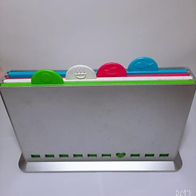 Mua Bộ 4 thớt thái thịt cá dau củ quả cao cấp kèm hộp đựng thớt hợp kim nhôm không bám bẩn cao cấp