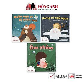 Sách - Combo 3 cuốn Ehon Buồn Ngủ Ơi Là buồn Ngủ + Ôm Chầm + Rừng Ơi Ngủ Ngon dành cho bé từ 0-4 tuổi