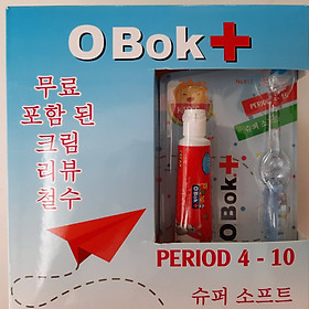 Bàn chải đánh răng trẻ em tặng kèm Tuyp kem cho bé Nhập khẩu Hàn Quốc OBok+ 817