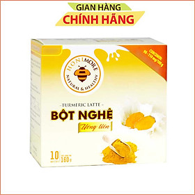 Bột nghệ uống liền 160g Honimore 3 trong 1 - 10 gói Thơm ngon, dễ uống