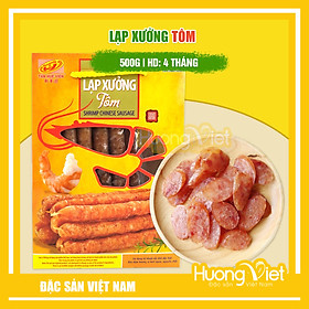 Lạp xưởng tôm Tân Huê Viên cao cấp 500g, lạp xưởng tôm Sóc Trăng