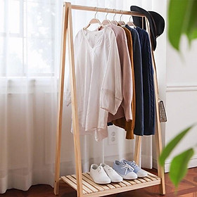 Mua Giá kệ treo quần áo 1 tầng chữ A Bằng Gỗ