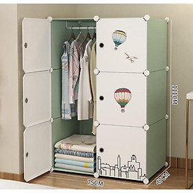 Mua Tủ nhựa lắp ghép đa năng để đồ 6 ô sâu 47 (chọn hình theo phân loại)