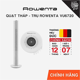 Quạt Tháp Không Cánh Rowenta VU6720, Quạt Không Cánh Có Điều Khiển Từ Xa, Hẹn Giờ, 3 Mức Gió, Nhập Đức