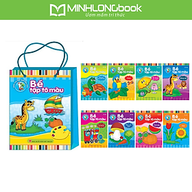 Combo Bé Tập Tô Màu (8 Tập) - Tái Bản