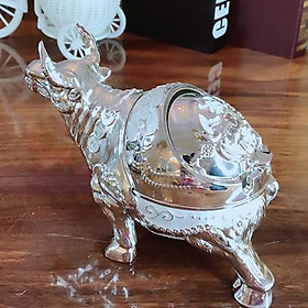 Mua Gạt tàn con Trâu hoạ tiết hoa văn cổ | GẠT TÀN TRÂU 2021 | GẠT TÀN  HÌNH TRÂU HỢP KIM ĐỒNG