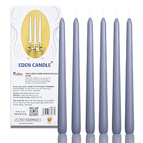 Hộp 6 nến thơm taper Eden Candle FTRAMART EDC2331 25 cm (Than củi)