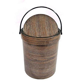 Mua Thùng Rác Lật Tròn Vân gỗ