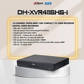 Mua Đầu Ghi Hình Dahua DH-XVR4116HS-I 16 Kênh HDCVI-hàng chính hãng