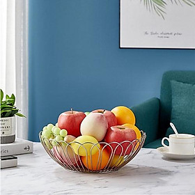 Mua Giỏ đựng trái cây bằng kim loại phong cách để bàn trang trí