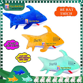 THÚ NHỒI BÔNG CÁ MẬP BABY SHARK CAO CẤP SIÊU MỀM MỊN CHO BÉ