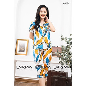 LAROMA Bộ Pijama Nữ lụa Latin Cao Cấp | Tinh Tế Sang Trọng - Mềm Mại Tự Nhiên - Chống Nhăn, Giữ Form - Đông Ấm Hè Mát