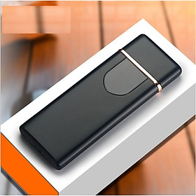 Bật lửa điện hồng ngoại Lighter bật lửa cảm ứng vân tay pin sạc, hộp quẹt hồng ngoại (Tặng Kèm Dây Cáp Sạc) BLĐ002