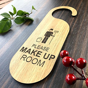 Mua Bảng thông báo treo móc cửa phòng khách sạn  nhà nghỉ  homesstay bằng gỗ cắt laser