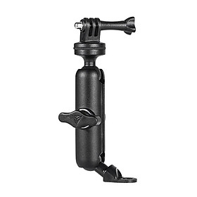 Giá gắn camera thể thao cho xe máy với bộ chuyển đổi tay xoay 360 độ Giá đỡ tay lái bằng hợp kim nhôm Camera thể thao
