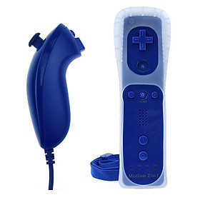 For WIIU/WII Handle Straight + Curved Handle Right Handle Built-in Accelerator 2-in-1 Left Right Handle