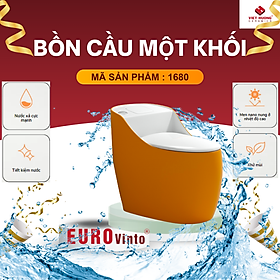 Mua BỒN CẦU MỘT KHỐI EUROVINTO CAO CẤP MÃ 168O