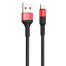 Cáp Sạc Hoco X26 Dây Dù Chông Đứt MicroUsb cho Android Dài 1M - Hàng Chính Hãng