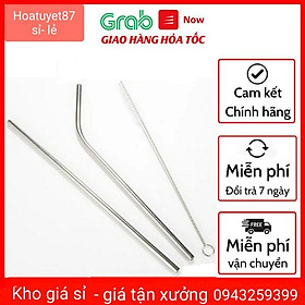 Mua Sét 3 Món Ống hút uống nước bằng inox không gỉ