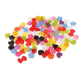 2-8pack 100pcs Colorful Mini Resin Buttons for Sewing Scrapbooking 5-6mm Mixed