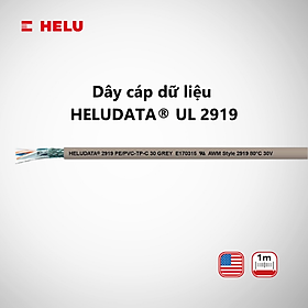 Dây cáp dữ liệu HELUKABEL HELUDATA 2919 PE/PVC-TP-C 30 GREY chính hãng từ ĐỨC | Bán theo cuộn 305m