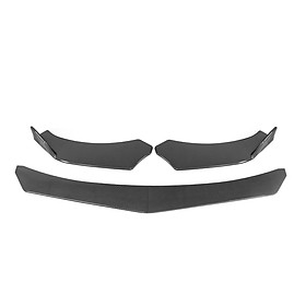 4 Pieces Car FrontFront Bumper Lip Body Kit ABS Bumper Lip Chin Spoiler Splitter Universal