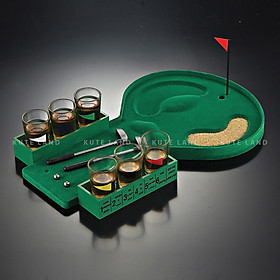 Bộ trò chơi Golf Drinking Game kết hợp giữa đánh Golf và thử thách uống bia rượu