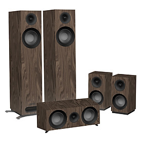 Bộ Loa Thùng Jamo S805 HCS Walnut - Hàng Chính Hãng