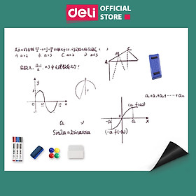 Bảng từ trắng không viền  Deli - 50007500088716 - 600x900mm