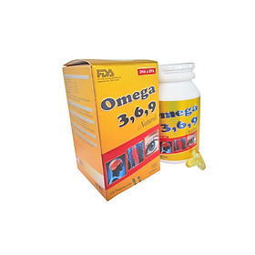 Hình ảnh Viên uống bổ não OMEGA 3,6,9 thiên nhiên USP Lọ 100 viên