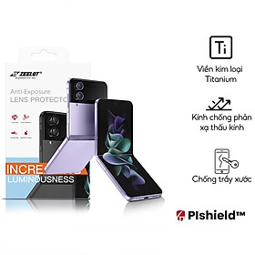 Kính Cường Lực Camera Lens Dành Cho Samsung Galaxy Z Flip 4 5G ZEELOT PISHIELD  - Hàng Chính Hãng