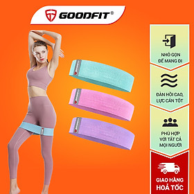 SET 3 dây tập gym, tập mông mini band GoodFit GF914MB - Hồng (90lb)