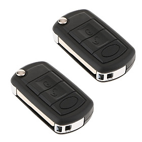 2PCS 3 Buttons Remote Key Fob Case For Land Rover Range LR3 2005-2008