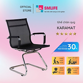 Ghế chân quỳ lưng trung bọc lưới SMLIFE Karamat