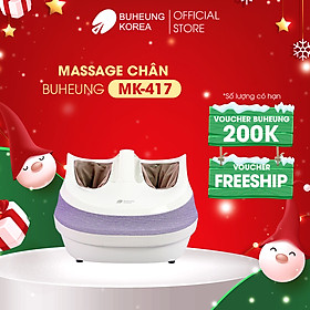 Máy massage chân tự động Buheung MK-417, massage nhiệt hồng ngoại, massage túi khí, bảo hành chính hãng