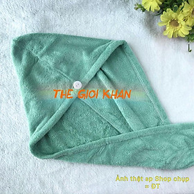 Mua Khăn Quấn Khô Tóc Siêu Tốc Tai Thỏ Cute - Khăn lau tóc ủ tóc tiện dụng