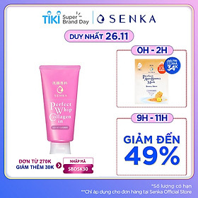 Sữa Rửa Mặt Ẩm Mịn Và Săn Chắc Da Senka Perfect Whip Collagen In 14839 (120g)