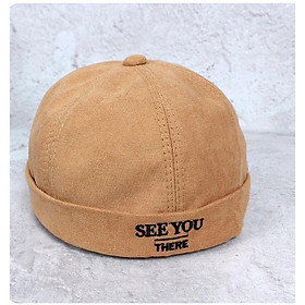 Nón beanie vành tròn Mũ tròn Miki Hat thêu chữ See You 404 phong cách Hiphop Ulzzang form unisex nam nữ