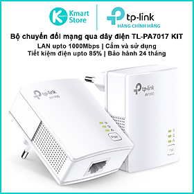 Mua Bộ Chuyển Đổi Internet Qua Đường Dây Điện Gigabit AV1000 TP-Link TL-PA7017 KIT | Cắm và Sử Dụng | Bảo hành 2 năm | Hàng Chính Hãng