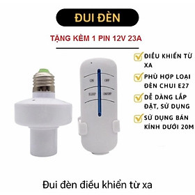 Mua Đui Đèn Điều Khiển Từ Xa (Tặng kèm pin)