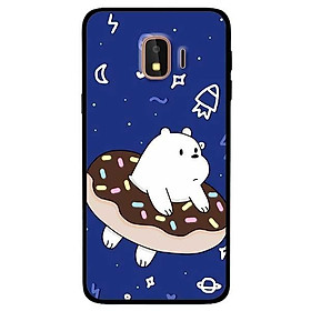 Ốp lưng dành cho Samsung J2 Core - J4 2018 - J2 Pro mẫu Gấu Trắng Donut