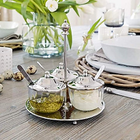 Mua Sét đựng gia vị kèm khay Loberon xịn xò Hàng chính hãng