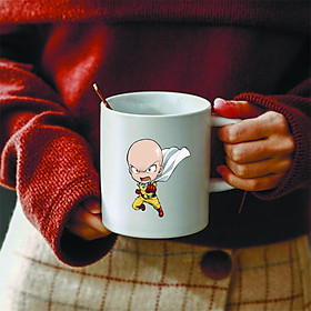 Ly cốc sứ in hình One-Punch Man anime