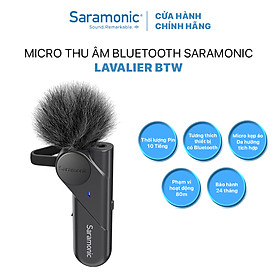 Mua Micro Thu Âm Cài Áo Không Dây Saramonic Lavalier BTW - Kết Nối Bluetooth Với Điện Thoại  Máy Tính - Hàng Chính Hãng