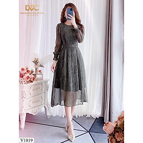 ĐẦM RÊU TAY DÀI PHÙ HỢP ĐI CHƠI DỰ TIỆC