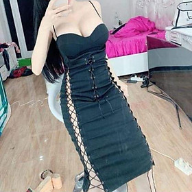 Đầm body cúp ngực đan dây siêu sexy