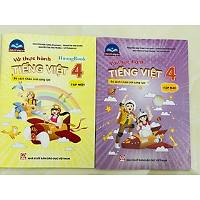 Sách - Combo Vở thực hành Tiếng Việt 4 tập 1+ 2 (Bộ sách Chân trời sáng tạo )