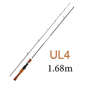 Cần câu lure ul ultralight siêu dẻo máy ngang 3 mẫu lựa chọn độ dài 1m68 và 1m8