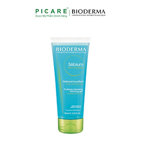 Gel Rửa Mặt Tạo Bọt, Không Chứa Xà Phòng Bioderma Sebium Gel Moussant
